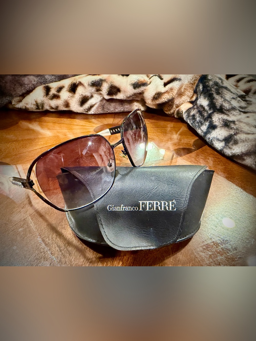 Gianfranco Ferre Women's Brown Gradient Lens Sunglasses with Black Case